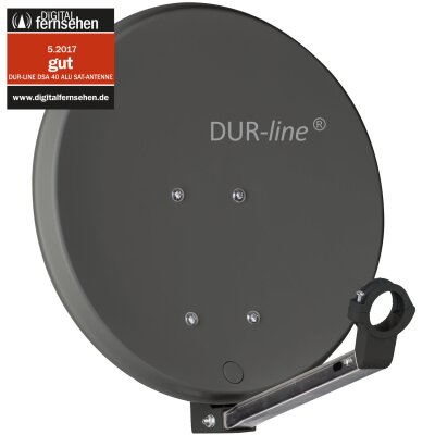DUR-line DSA 40 Anthrazit - Alu Sat-Antenne