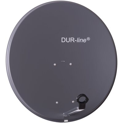 DUR-line MDA 80 Anthrazit  - Alu Sat-Antenne