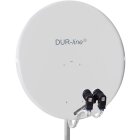 DUR-line MDA 90 Hellgrau - Alu Sat-Antenne