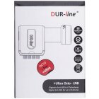 DUR-line +Ultra Octo LNB - 8 Teilnehmer weiß - mit LTE-Filter [ Test SEHR GUT ] 8-Fach, digital, Full HD, 4K, 3D, Sieger - Premium-Qualität