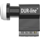 DUR-line UK 104-4+3 Teilnehmer LNB - 4X SCR/Einkabel/Unicable + 3Legacy LNB - digital mit Wetterschutz, Full HD, 4K, 8K