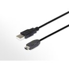 USB 2.0 Adapterkabel USB Typ A Stecker - 5 pol. Mini USB Stecker 1,0m