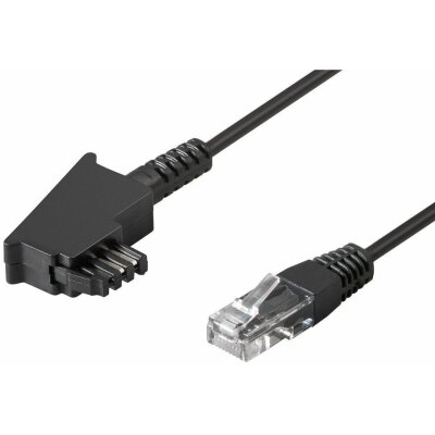 Goobay 51235 TAE-F auf RJ45 Kabel für DSL/ADSL/VDSL-Router, 10m