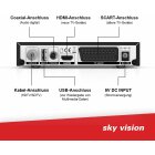 sky vision DVB C Kabel Receiver 210 C-HD - HD Receiver für Kabel TV, DVB C Receiver für HDTV, Digital Receiver für Kabel, HDTV Receiver Kabel für Full HD TV und Radio