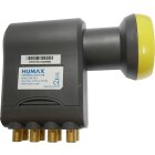 HUMAX Digital LNB 182-B Octo Switch (8 Teilnehmerausgänge, Wetterschutz, eingebauter Multischalter, 40 mm Feed) Rauschmaß 0,1 dB