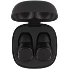 Streetz Stereo Bluetooth Kopfhörer, Kabellose In Ear Earbuds mit Premium Klangprofil, besonders klein und leicht, IPX6 Wasserschutzklasse, Bequemer Halt, Bluetooth 5.0 (Schwarz)