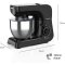 THOMSON Crea Chef Küchenmaschine Multifunktional - Kitchen Machine (Mixer, Rührgerät, Knetmaschine etc.), Kitchen Robot mit Rührschüssel (Edelstahl) für Teig & Co, Schwarz