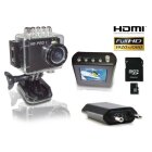 HD PRO 1 Action Cam Komplett-Set inkl. 32 GB Speicherkarte + USB Ladenetzteil