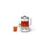 THOMSON Teekocher elektrisch (1,2 Liter) - elektrischer Teebereiter mit Wasserkocher & 6 Programmen, Teesieb aus Edelstahl, sicherer Profi Teemaschine mit Warmhaltefunktion, Silber