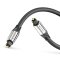 sonero® Premium optisches Toslink Kabel, 2,00m, vergoldete Kontakte, schwarz