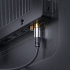 sonero® Premium TV Antennenkabel / Koaxialkabel, 10,0m,  schwarz