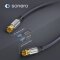 sonero® Premium Sat Antennenkabel / Koaxialkabel, 2,00m, schwarz