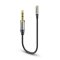 sonero® Premium Kopfhörer Adapter, 0,20m, 6,3mm Klinke Stecker auf 3,5mm Klinke Buchse, schwarz
