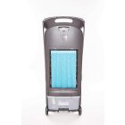 Thomson WT250 Luftkühler mit Wasserkühlung-3-in-1 Klimagerät (Air Cooler, Luftbefeuchter & Ventilator), 3 Stufen & 2 EIS-Packs, Raumkühler mit Fernbedienung, Farbe, Weiß - Schwarz