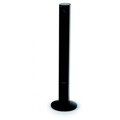 THOMSON Turmventilator (116 cm) leise mit Fernbedienung, LED-Display und Touch-Panels - Säulenventilator mit 3 Modi & Timer (24 Stunden), leiser Ventilator (70° oszillierend & mit Ionisator), Farbe: Schwarz