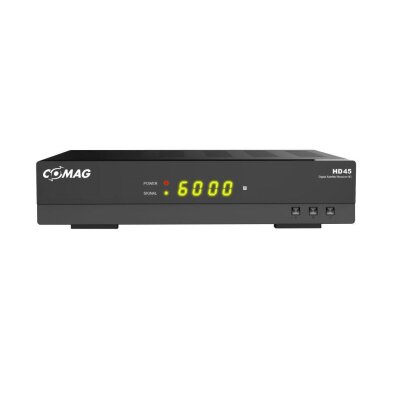 COMAG HD45 Digitaler HD Sat Receiver (FULL HD, HDTV, DVB-S2, HDMI, SCART, PVR-Ready, USB 2.0) schwarz, B-Ware wie NEU