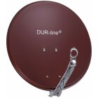 DUR-line Select 60/65cm Rot Satelliten-Schüssel - Test + Sehr gut + Aluminium Sat-Spiegel, B-Ware wie NEU
