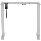 PureMounts PM-DESK-00 Elektrisch höhenverstellbares Schreibtisch Gestell, Breite einstellbar für alle Tischplatten, 80kg Traglast, schwarz