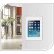PureMounts PDS-5901 Abschließbares Stahlgehäuse für Tablets für Apple iPad 9.7" / iPad 10.2" / iPad Pro 10.5" / iPad Air 10.5"(Gen 3) / Samsung Tab A 10.1" 2019, weiß