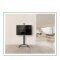 conecto LM-FS02NB Professional TV-Ständer Standfuß für Flachbildschirm LCD LED Plasma höhenverstellbar 37-70 Zoll (94-178 cm, bis 70 kg Tragkraft) max. VESA 600x400mm, Aluminium, schwarz