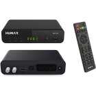 Humax HD Fox Digitaler HD Satellitenreceiver 1080P Digital HDTV Sat-Receiver mit 12V Netzteil Camping - Astra vorinstalliert - HDMI, SCART, DVB-S/S2 PVR Ready