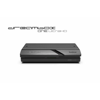 Dreambox One Ultra HD BT Edition 2x DVB-S2X Multistream Tuner (4K, 2160p, E2 Linux, Dual Wifi H.265, HEVC)