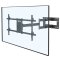 myWall H 27-1 XL TV Wandhalter für Flachbildschirme 42-90 Zoll (107-229cm), bis 50Kg, vollbeweglich,Wandabstand bis 101cm auch für Curved Bildschirme geeignet, schwarz
