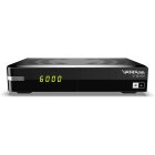 Vantage VT-55 HD+ Digitaler Full HDTV Satelliten-Receiver (HDTV, HDMI, USB Mediaplayer, inkl. HD+ Karte 6 Monate, Sat DVB-S2 Tuner, vorinstallierte Programmliste, Campingtauglich, Unicable) Schwarz