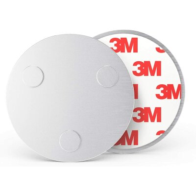 sonero MH-070 Magnethalterung für Rauchmelder (Kohlenmonoxid-Detektor und andere Produkte) Durchmesser 70 mm Extra Starke Magnete, 3 Stück Magnethalterung, 3er Set