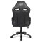 L33T Extreme Gaming Stuhl HQ Bürostuhl Ergonomischer Chefsessel E-Sport PC-Stuhl mit Nacken-, u. Lendenwirbelkissen, PU-Lederbezug, Hohe Rückenlehne, Verstellbarer Schreibtischstuhl E-Sports Gaming Chair, schwarz