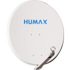 Humax Professional 75cm Alu Sat Antenne Satelliten-Schüssel Aluminium Sat-Spiegel hellgrau