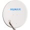 Humax Professional 65cm Alu Sat Antenne Satelliten-Schüssel Aluminium Sat-Spiegel hellgrau