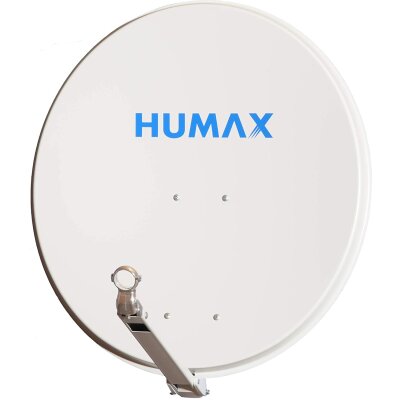 Humax Professional 90cm Alu Sat Antenne Satelliten-Schüssel Aluminium Sat-Spiegel hellgrau