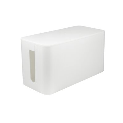 LogiLink KAB0061 - Kabelbox klein (235 x 115 x 120 mm), weiß