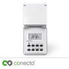 conecto Digitale Zeitschaltuhr, IP44, 3600 Watt, weiß, B-Ware wie NEU