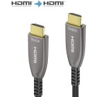 sonero® 15m HDMI Kabel 2.0b, Glasfaser Hybrid, UHD...