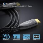 sonero® 15m HDMI Kabel 2.0b, Glasfaser Hybrid, UHD 2160P, 4K60Hz, 4:4:4, HDR, 18Gbps