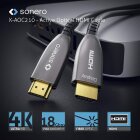 sonero® 20m HDMI Kabel 2.0b, Glasfaser Hybrid, UHD 2160P, 4K60Hz, 4:4:4, HDR, 18Gbps