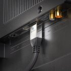 sonero® Premium DisplayPort Kabel, 1,50m, UltraHD / 4K / 60Hz, schwarz