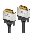 sonero® Premium Dual Link DVI Kabel, 1,00m, WQXGA...