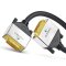 sonero® Premium Dual Link DVI Kabel, 1,00m, WQXGA (2560x1600), schwarz