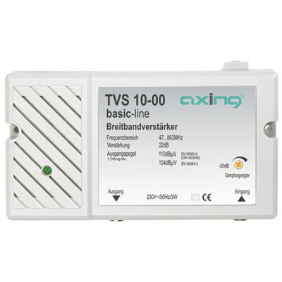 AXING TVS 10-00 Breitbandverstärker für BK u Terrestik