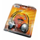 Transmedia HiFi-Stereo Over-Ear-Kopfhörer mit Mikrofon (2x 3,5mm Klinkenstecker)