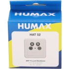 Humax HAT 52 Vierfach Antennenenddose mit Abdeckung