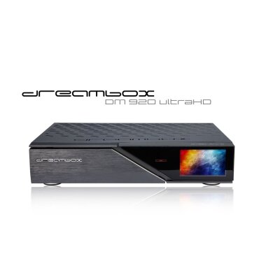Dreambox DM920 UHD 4K E2 Linux PVR Receiver mit 2x DVB-C/T2 Dual Tuner, B-Ware wie NEU