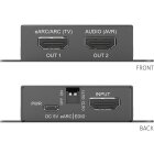 PureTools eARC Audio Adapter, Splitter und Extraktor – Extrahiert Dolby Atmos TrueHD DTS-HD von HDMI 2.1 eARC-Geräten auf ältere Audio/Video Receiver