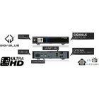 GigaBlue UHD 4K CI 2x DVB-S2 FBC Twin Linux HDTV Sat Receiver PVR Ready schwarz, inkl. HDD (500 GB)