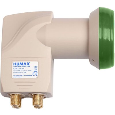Humax Green Power Quad-LNB, Stromspar-LNB, Satelliten...