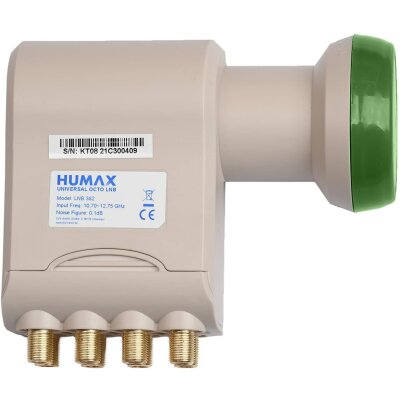 Humax Green Power Octo-LNB, Stromspar-LNB, Satelliten...