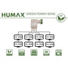 Humax Green Power Octo-LNB, Stromspar-LNB, Satelliten universal LNB, LTE-Filter, 8 Teilnehmer